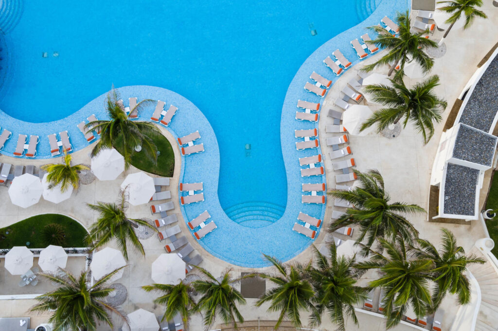 Aerial Photography at the Le Blanc Spa Resort
