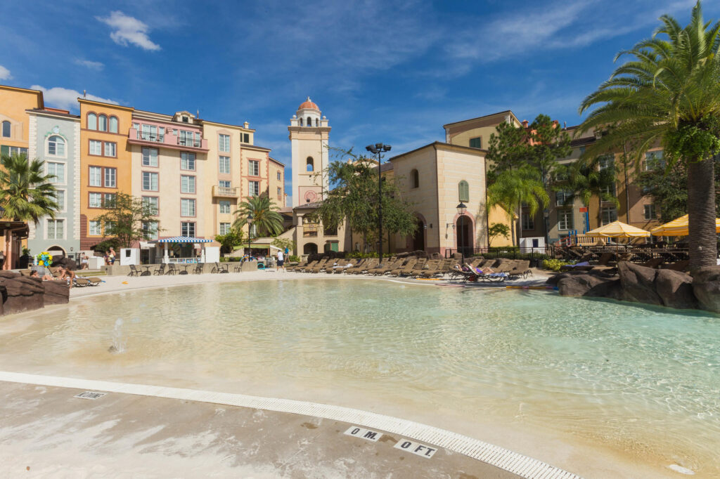 The Beach Pool at the Loews Portofino Bay Hotel at Universal Orlando