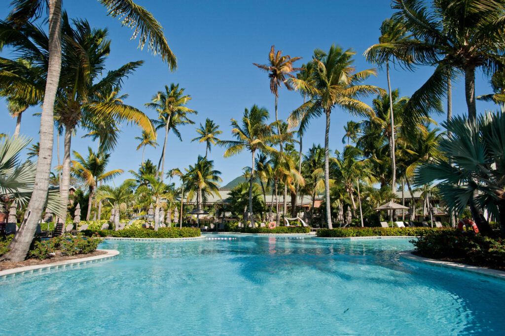 The Ocean Pool at the Four Seasons Resort Nevis