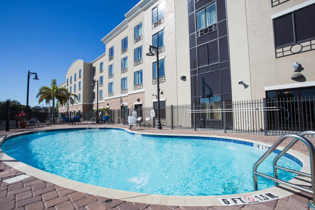 The Pool at the Holiday Inn Express & Suites Tampa USF-Busch Gardens