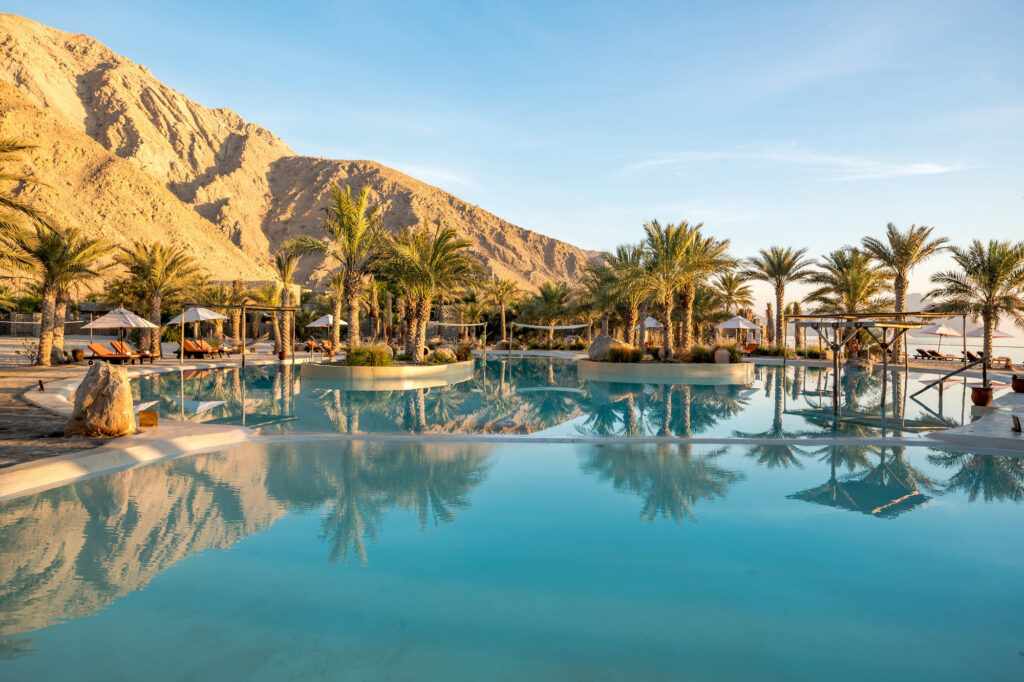 The Saltwater Pool at Six Senses Zighy Bay