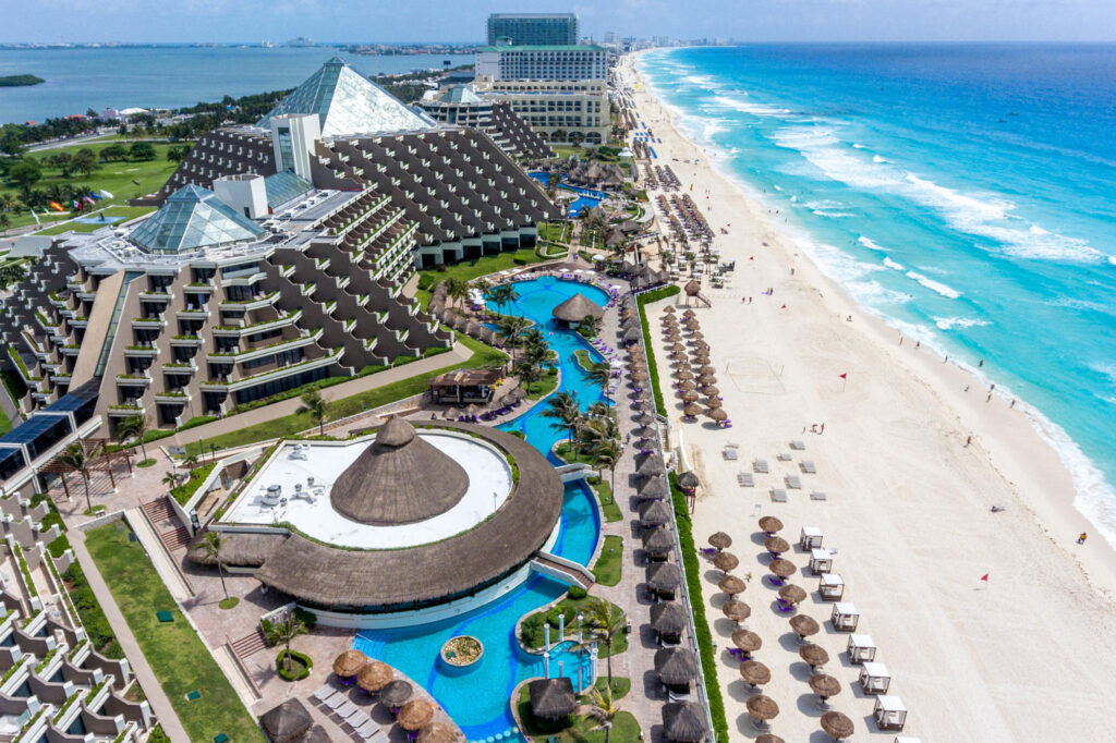 Aerial Photography at the Paradisus Cancun
