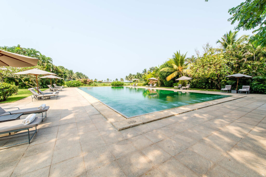 The Club Pool at The Leela Goa