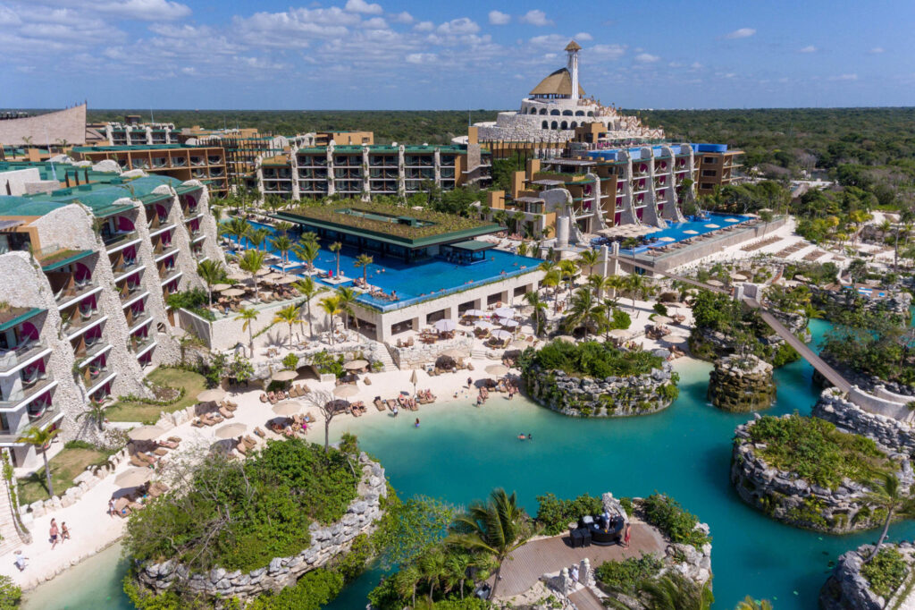 Aerial Photography at Hotel Xcaret Mexico

