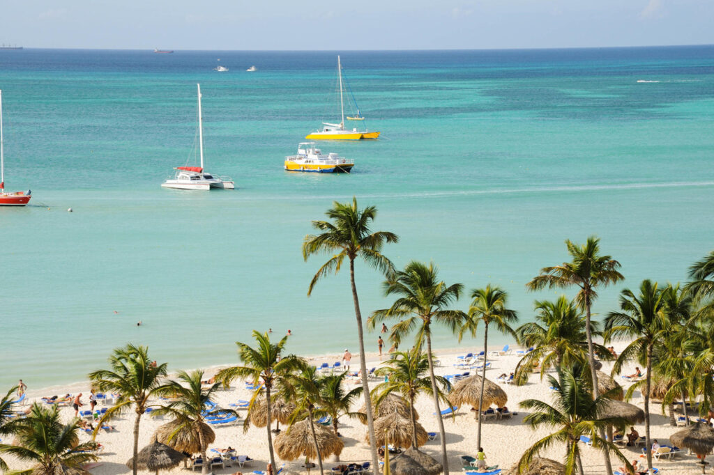 Beach at the Hotel Riu Palace Aruba