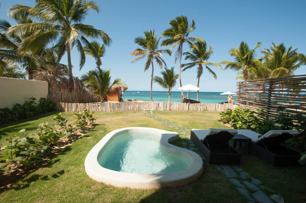 The Junior Suite Oceanfront Deluxe at Zoetry Agua Punta Cana
