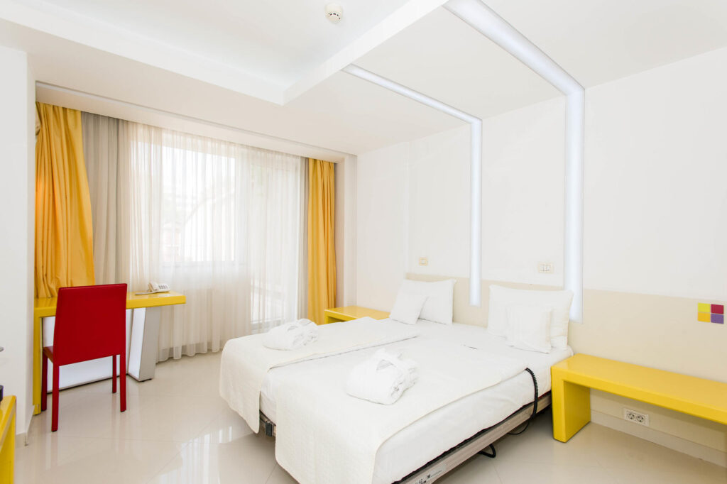 Master Bedroom in the Sun Room with Terrace at the Hotel Christina
