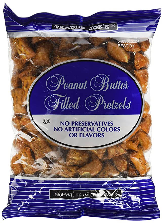 Trader Joe's peanut butter filled pretzels