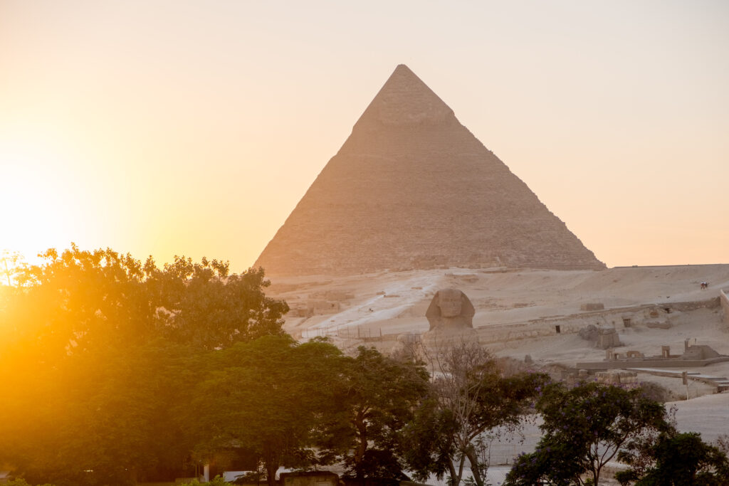 Pyramids in Giza