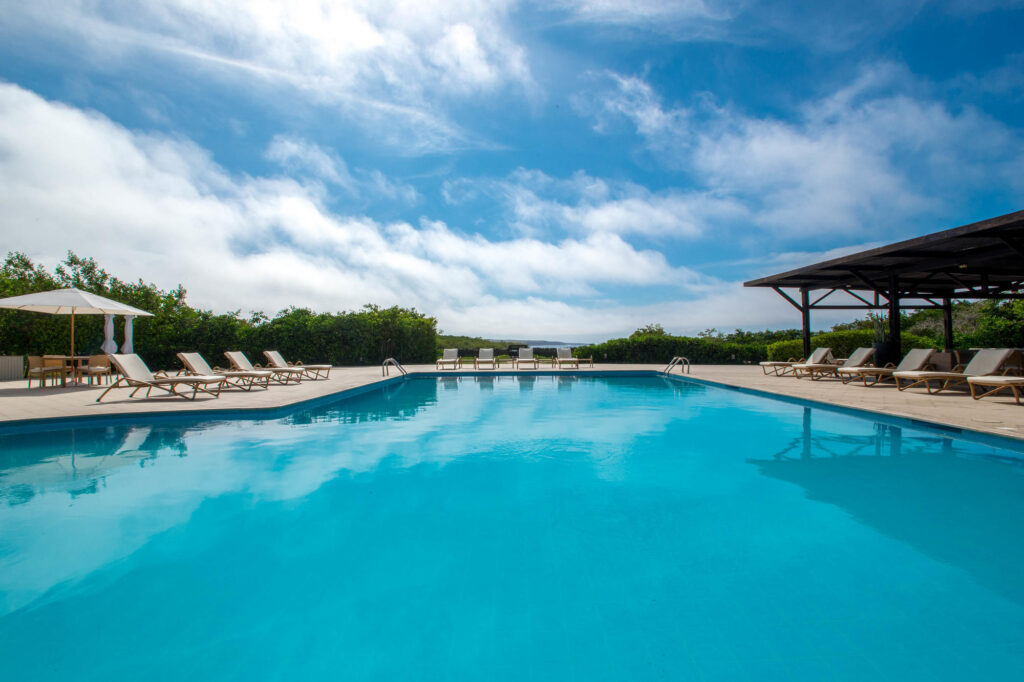 The Pool at the Finch Bay Eco Hotel