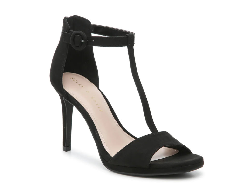 Conrad Platform Sandal in Black