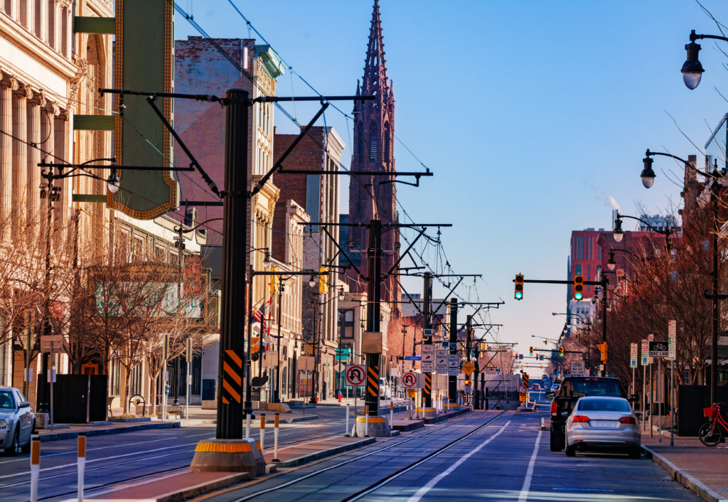 Main street in Buffalo, New York