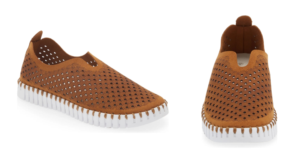 Ilse Jacobsen Tulip 139 Perforated Slip-On Sneaker