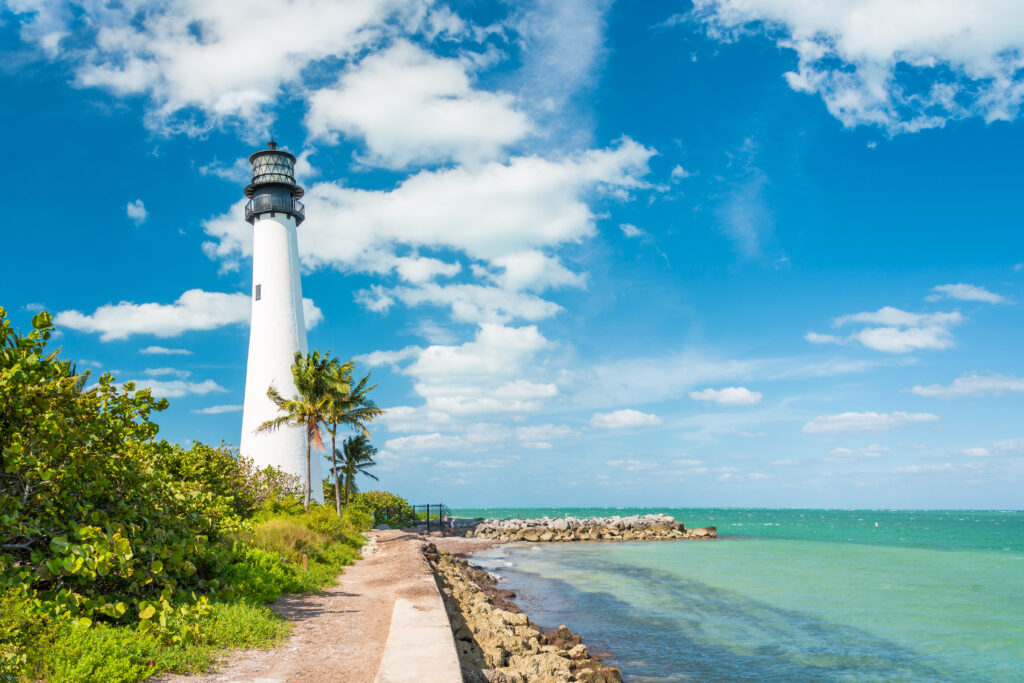 Lighthouse in Key Biscayne, Florida