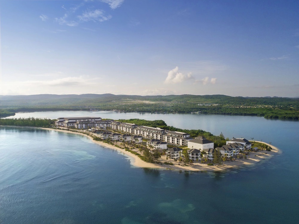 Aerial view of Excellence Oyster Bay, Jamaica