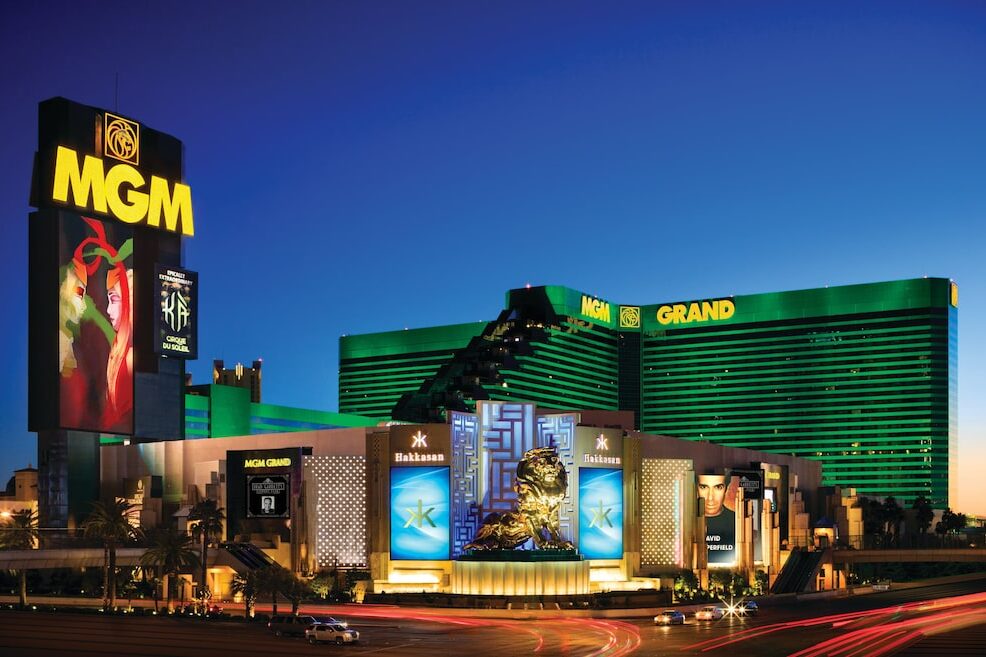 Exterior of The MGM Grand Las Vegas