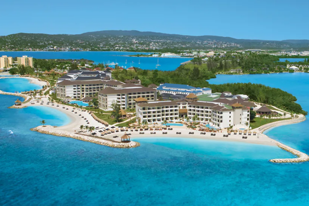 Aerial view of the Secrets Wild Orchid Montego Bay - Luxury - Adults Only - All Inclusive