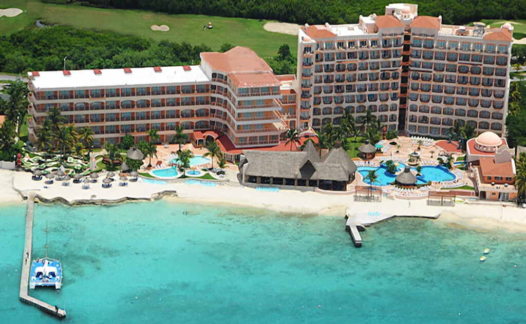 Aerial view of the El Cozumeleño Beach Resort - All Inclusive