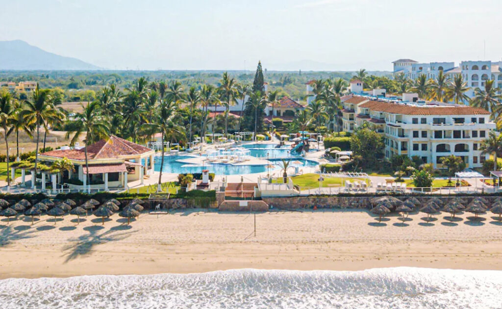 View of the Samba Vallarta from over the ocean