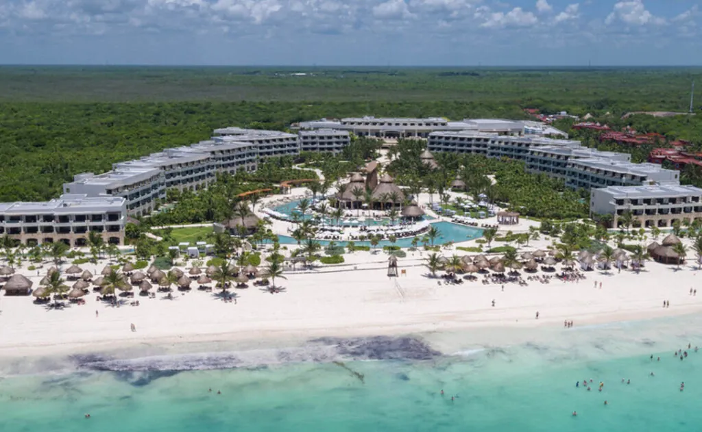 Aerial view of the Secrets Maroma Beach Riviera Cancun