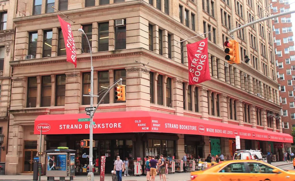 Main location of Strand Bookstore NYC