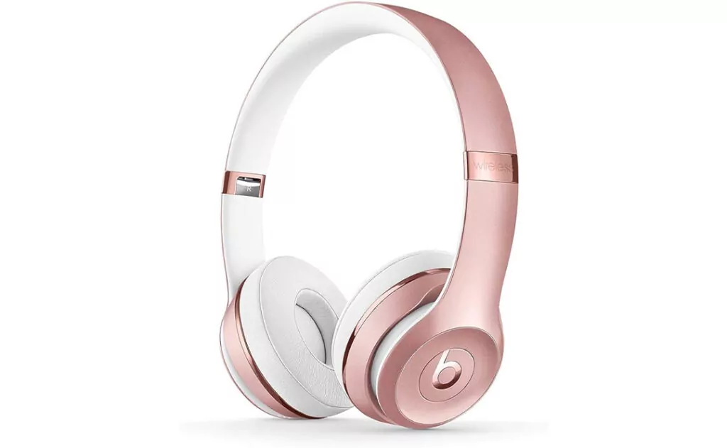 Beats Solo3 Wireless On-Ear Headphones - Apple W1 Headphone Chip, Class 1 Bluetooth, 40 Hours of Listening Time, Built-in Microphone - Rose Gold (Latest Model)